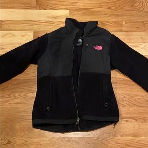 North face fleece zip up jacket